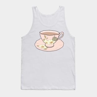 Classic Green Tea in a tea cup Tank Top